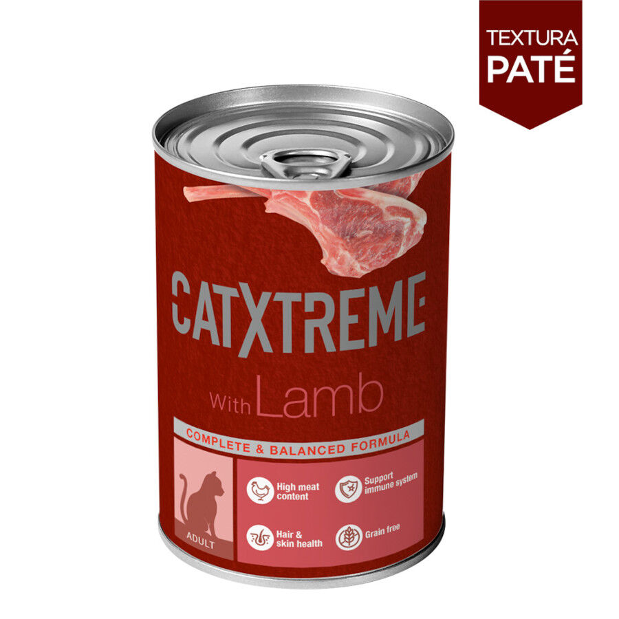 Catxtreme Cordero en pat&eacute; lata para gatos