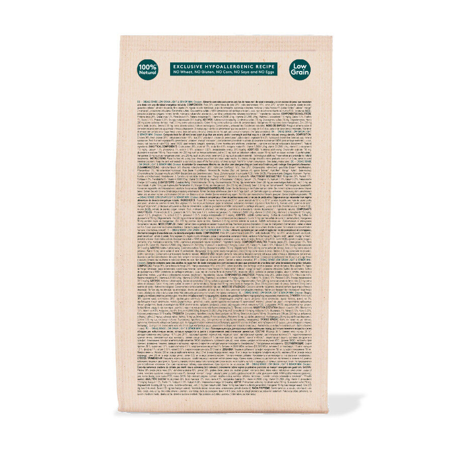 2 kg Dibaq Sense Low Grain Light & Senior Mini Pollo Pienso para perros, , large indicador imagen numero 7