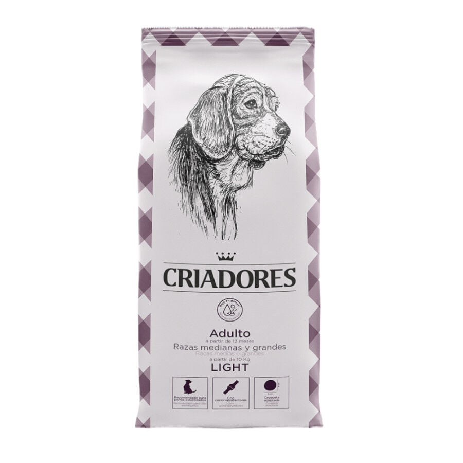 Criadores Light Razas mediana/grande pienso perros indicador imagen numero 1