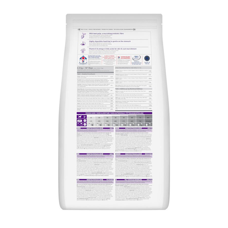 14 kg Hill's Science Plan Sensitive Stomach y skin Adult Pollo pienso para perros, , large indicador imagen numero 8