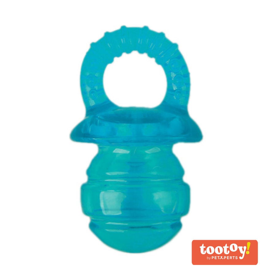 Tootoy! Chew Puppyfier Azul Mordedor blando con sonido para perros, , large indicador imagen numero 2