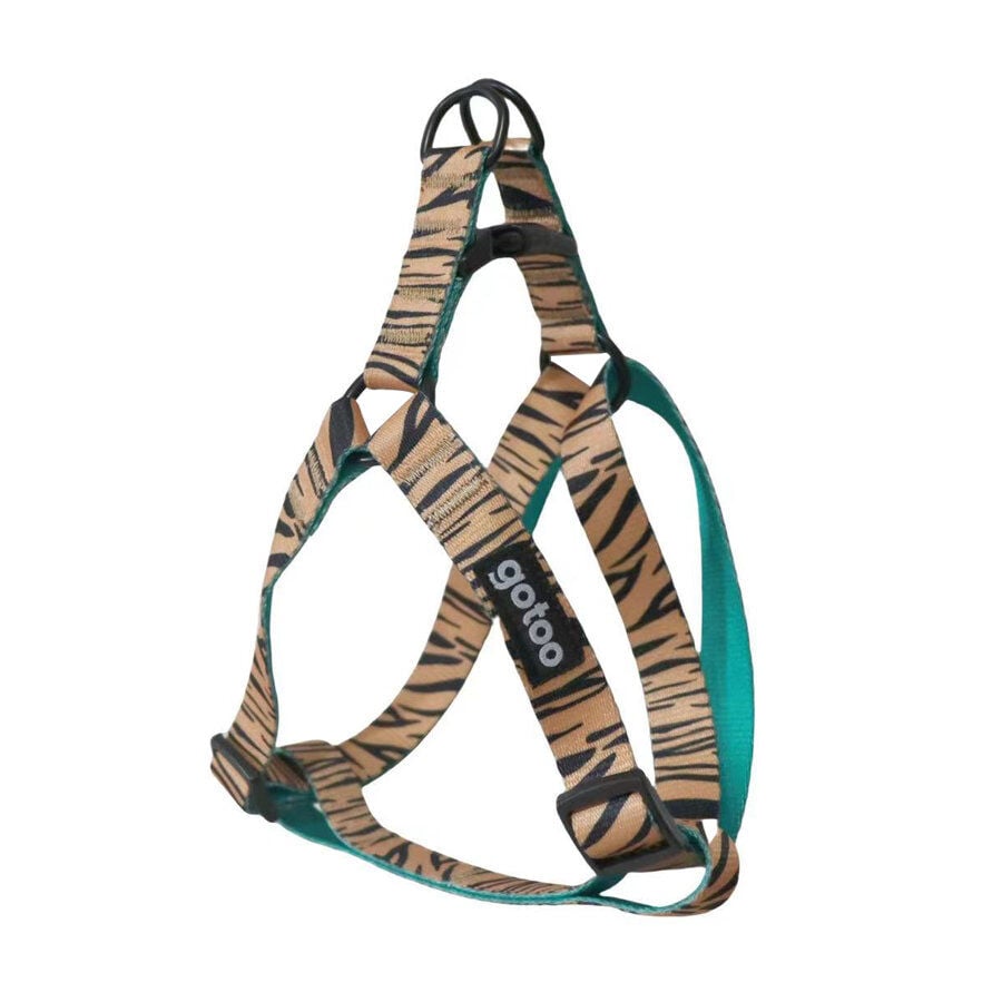 Gotoo Arn&eacute;s estampado tigre marr&oacute;n para perros, , large Imagen numero 1