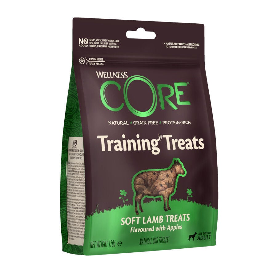 170 g Wellness Core Bocaditos Protein Treats Cordero para perros, , large indicador imagen numero 1