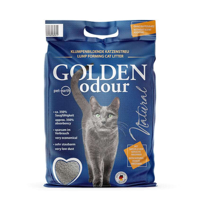 14 kg Golden Odour Arena Aglomerante Absorbe Olores para gatos, , large indicador imagen numero 1