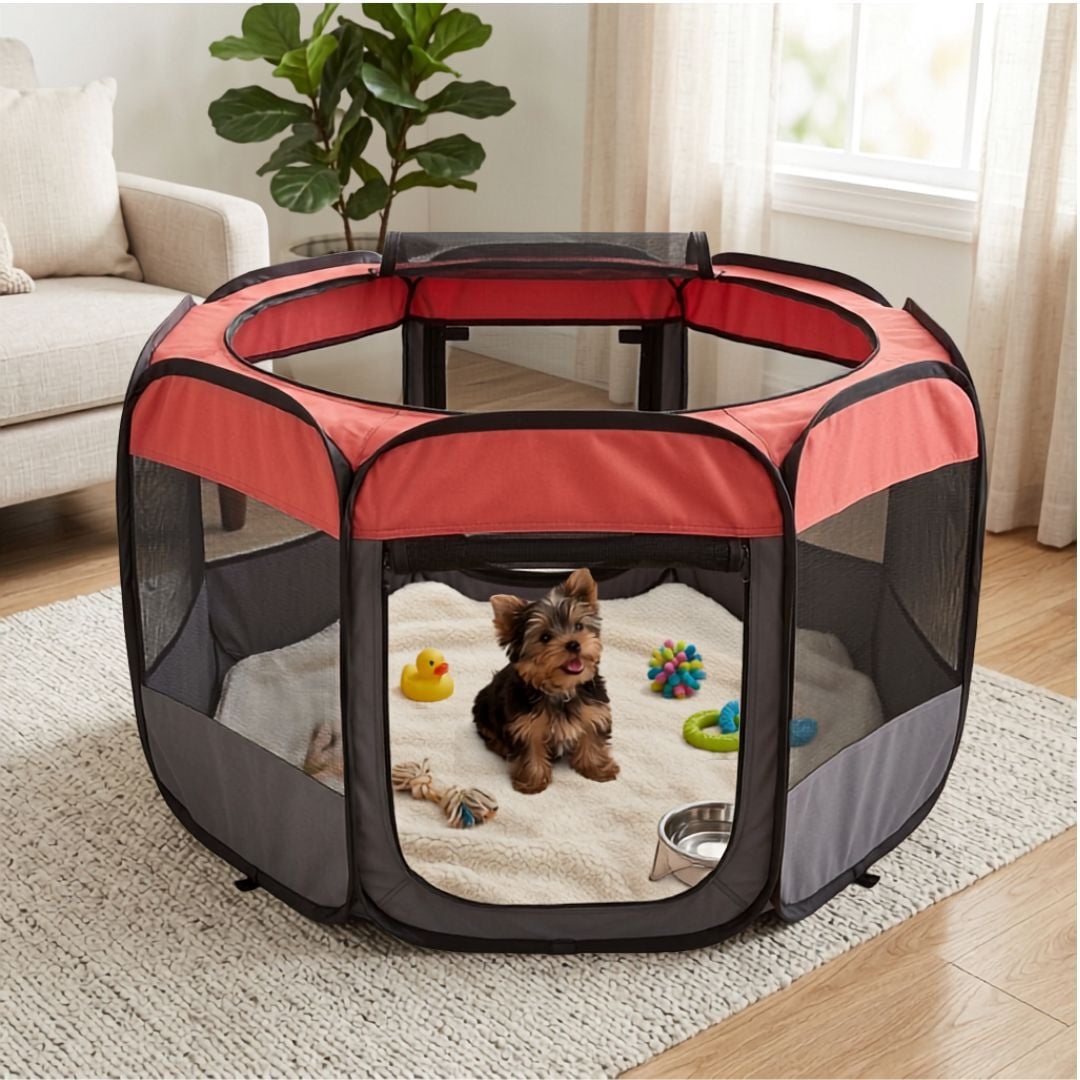 TK-Pet Parque Plegable de Lona para mascotas, , large Imagen numero 1