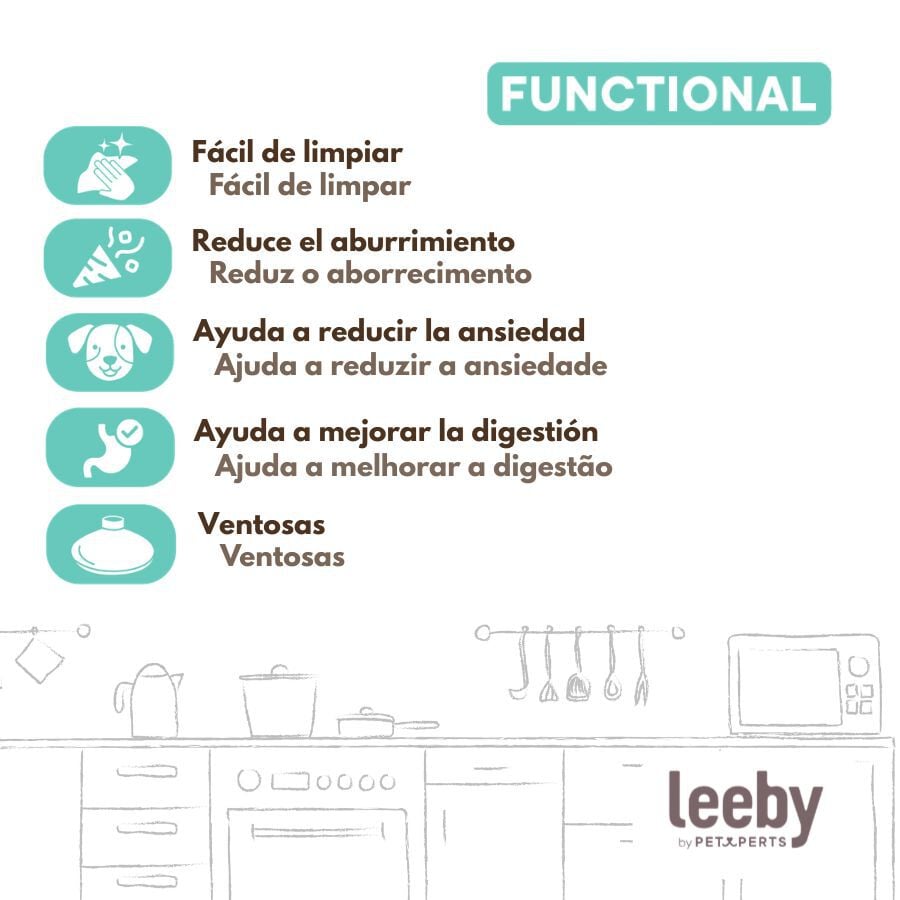Leeby Comedero Antivoracidad Naranja para perros, , large Imagen numero 6