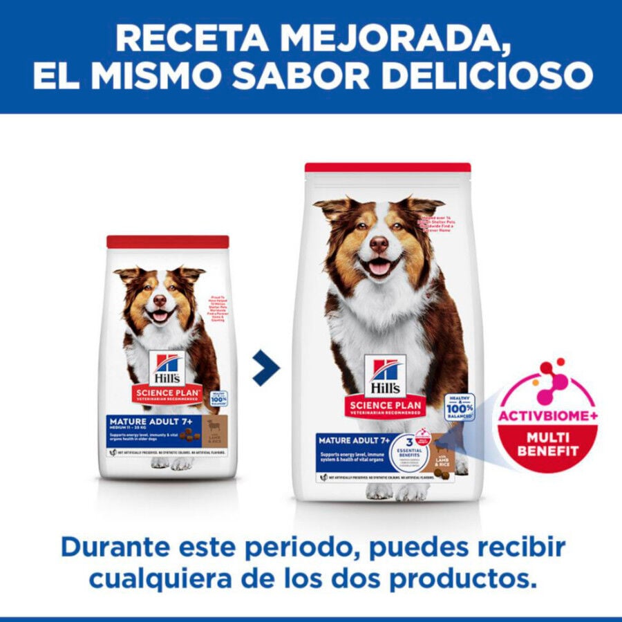 14 kg Hill's Science Plan Mature Adult Medium Cordero pienso para perros, , large Imagen numero 3