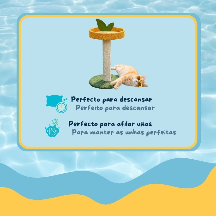 Summer Vibes Poste Rascador Fruta Naranja para gatos, , large indicador imagen numero 3