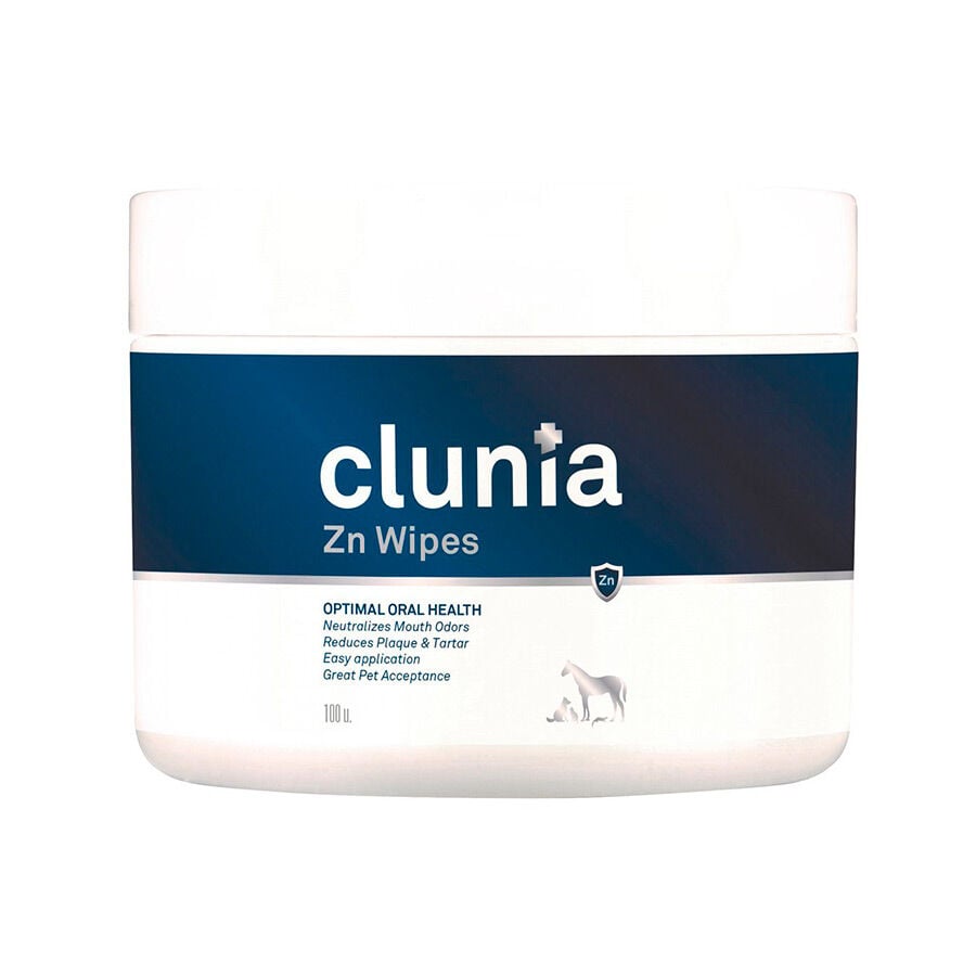 100 uds. Vetnova Clunia Zn Toallitas Bucales para perros y gatos, , large Imagen numero 1