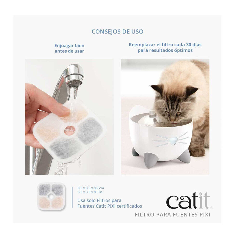 Catit PIXI Filtro para bebedero fuente para gatos, , large Imagen numero 4