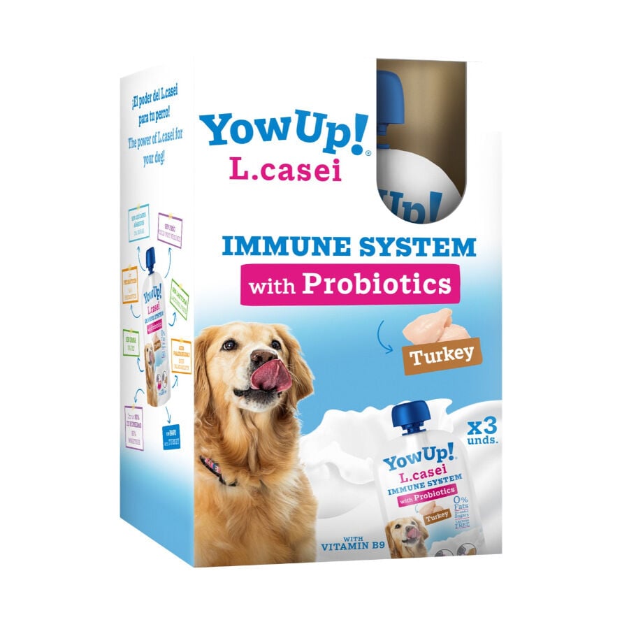 3 uds. x 115 g YowUp! L.casei Pavo yogur para perros, , large Imagen numero 1
