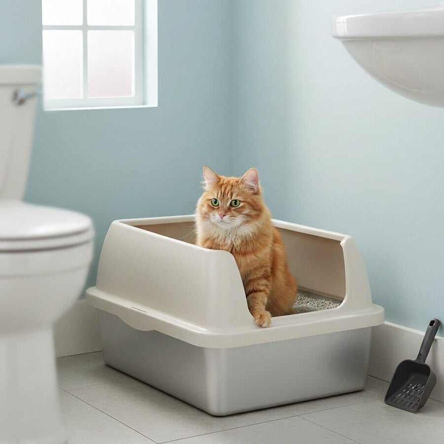 All For Paws Go Fresh Caja Arena Acero Inoxidable para gatos, , large indicador imagen numero 1