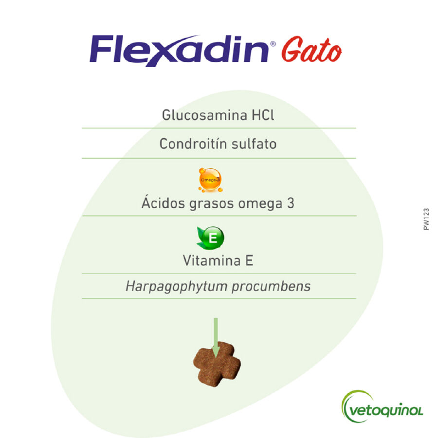 60 comprimidos Vetoquinol Flexadin Adult Condroprotector para gatos, , large Imagen numero 4