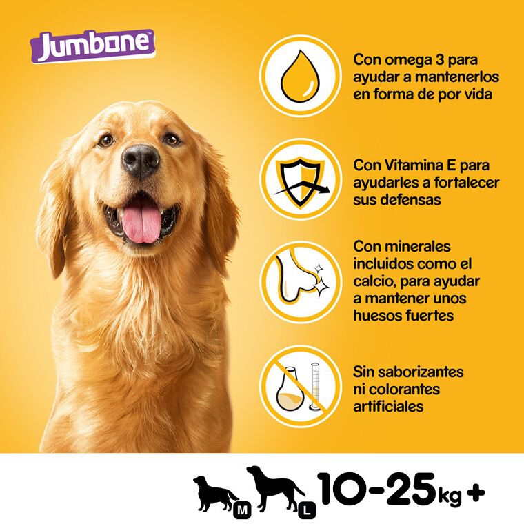 180 g Pedigree Huesos Jumbone Vacuno y Ave para Perros, , large indicador imagen numero 5