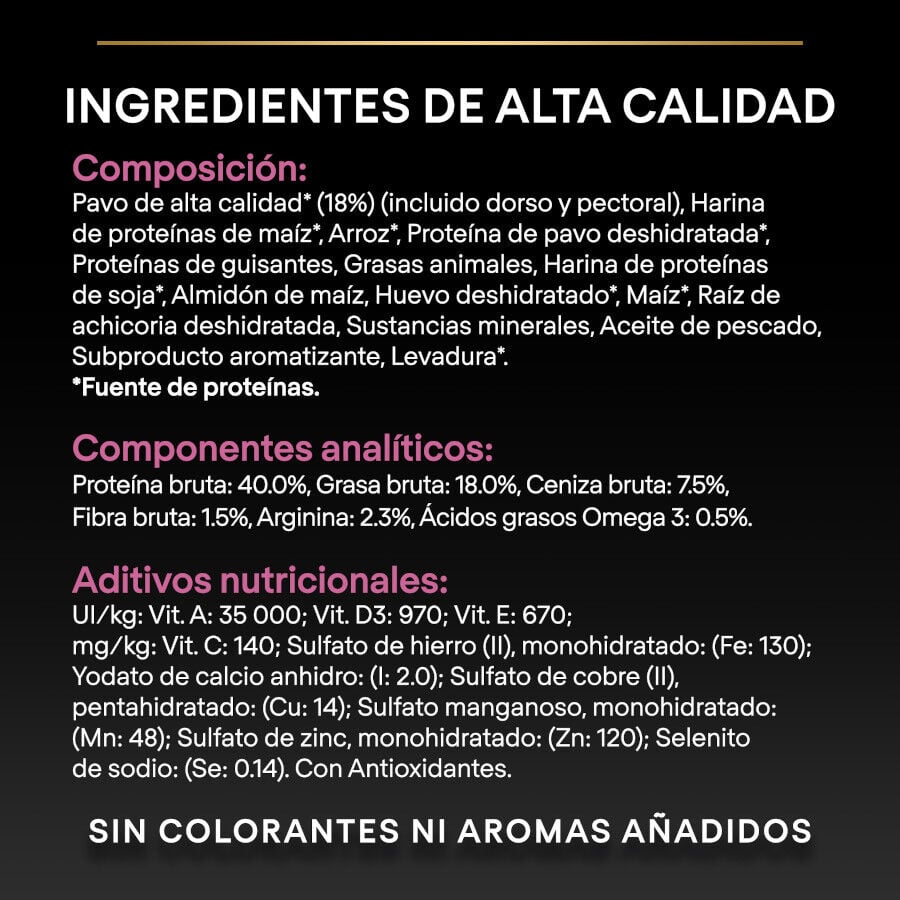 3 kg Pro Plan Adult Delicate Digestion Adult pavo pienso para gatos, , large Imagen numero 5