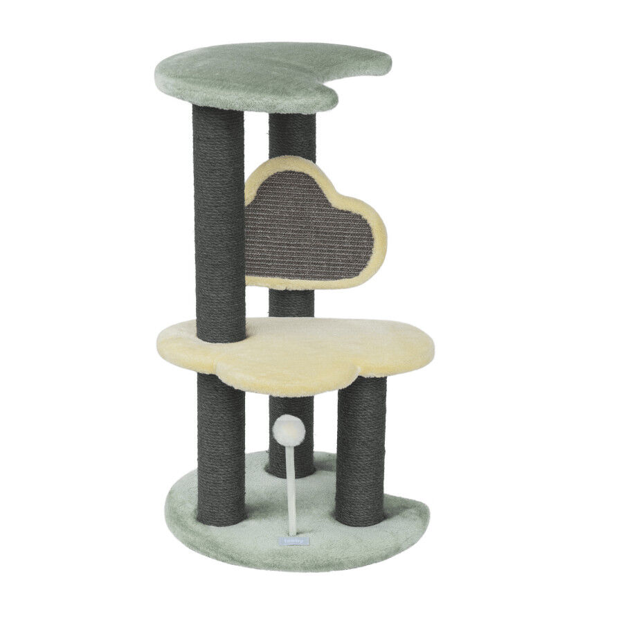 Leeby Karlo torre rascador con juguete para gatitos, , large Imagen numero 1