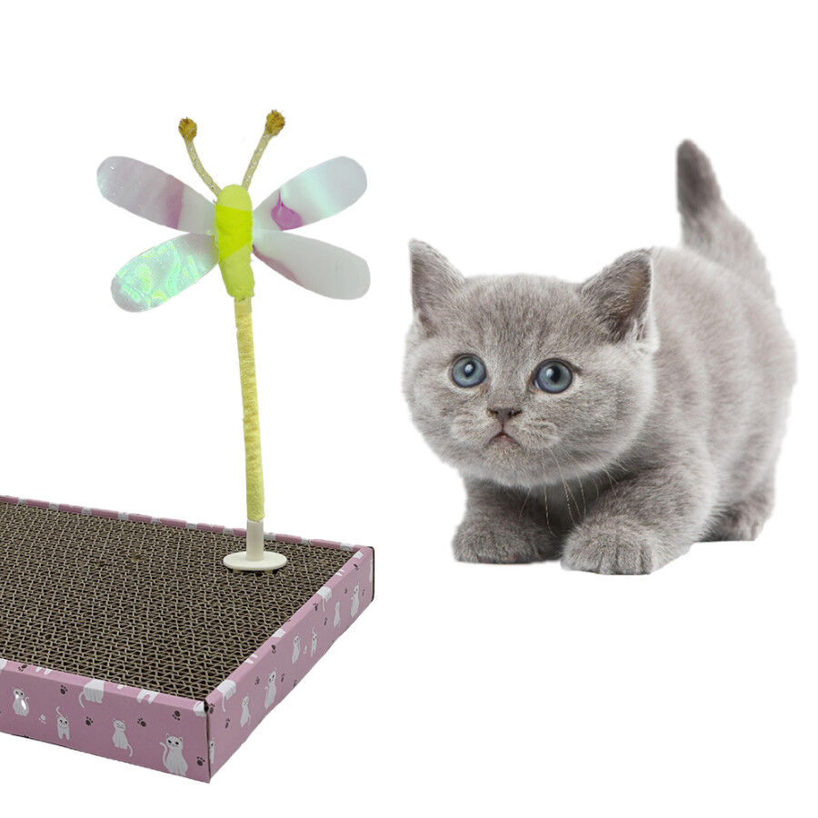 Leeby Babette juguete rascador mariposa para gatos, , large Imagen numero 1