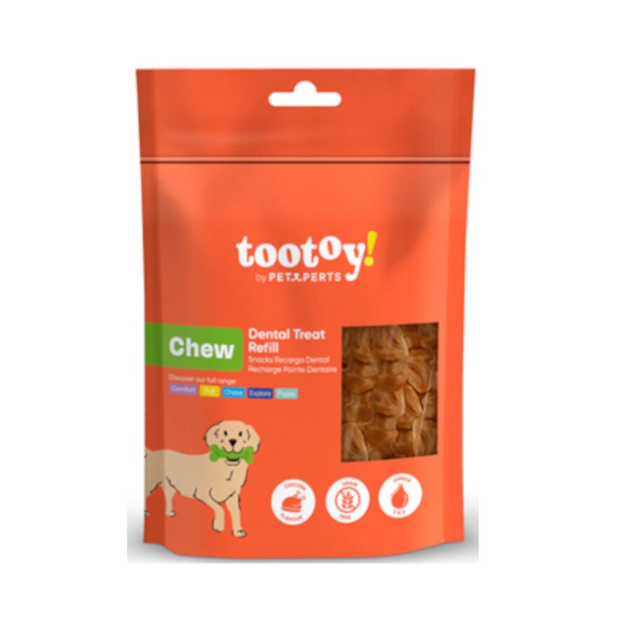 Tootoy! Chew Dental Refill Natural Chuches para mordedores para perros, , large indicador imagen numero 1