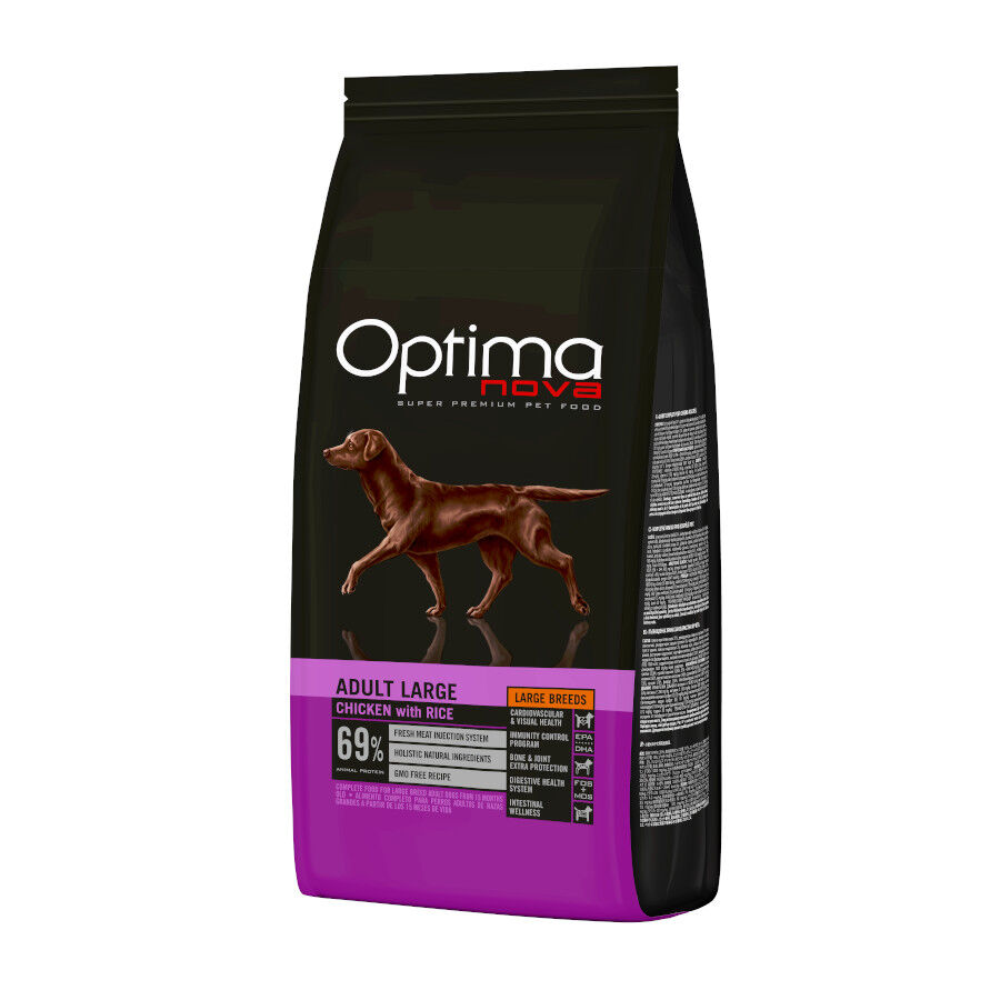 Optima Nova Adult Large Pollo pienso para perros