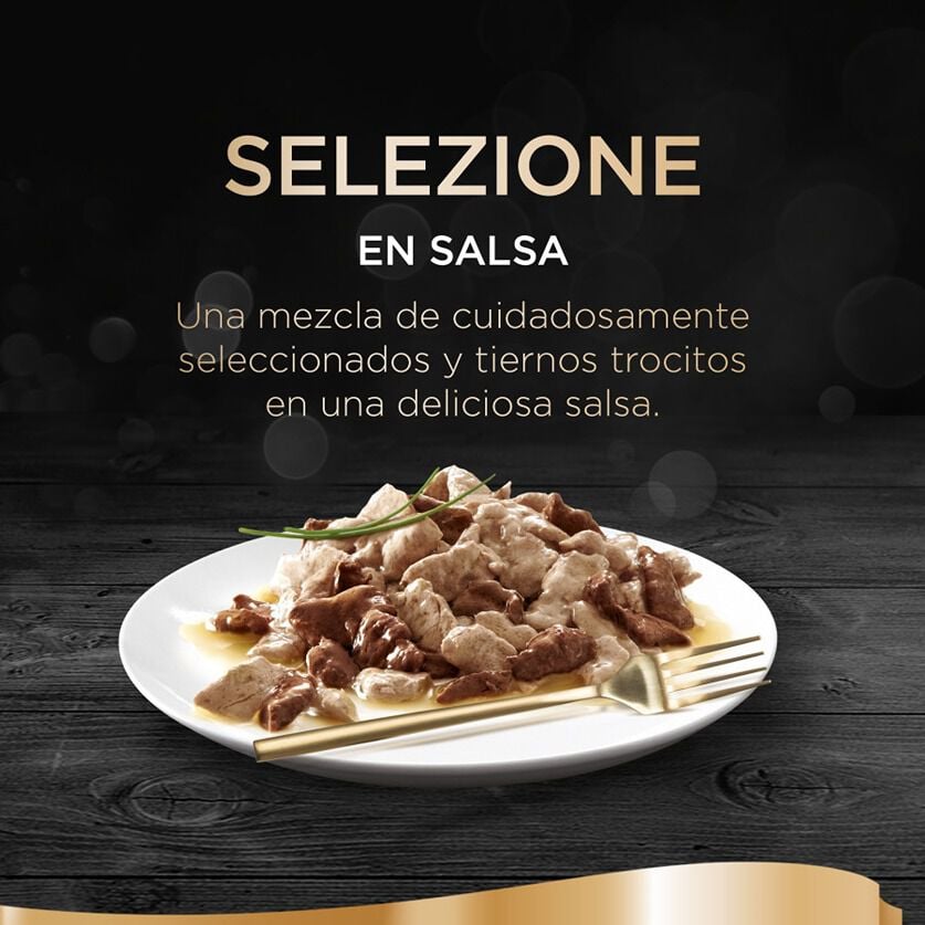 4 sobres x 85 g Sheba Selezione Carnes Salsa en Bolsita para Gatos , , large Imagen numero 3