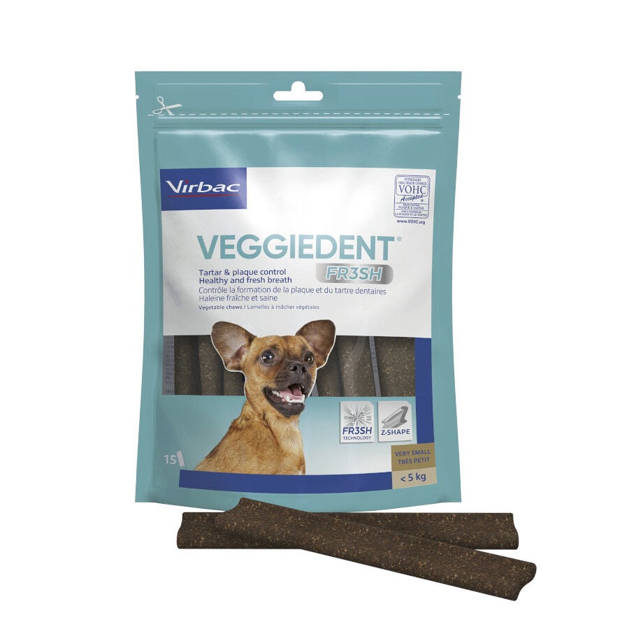 15 barritas Virbac Snacks Dentales VeggieDent Fresh para perros Toy, , large Imagen numero 2