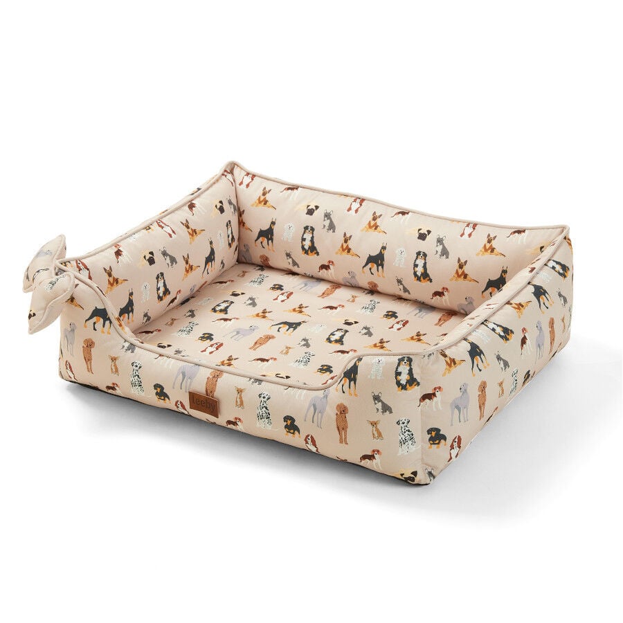 Leeby cama viscoel&aacute;stica estampado perros para perros, , large indicador imagen numero 1