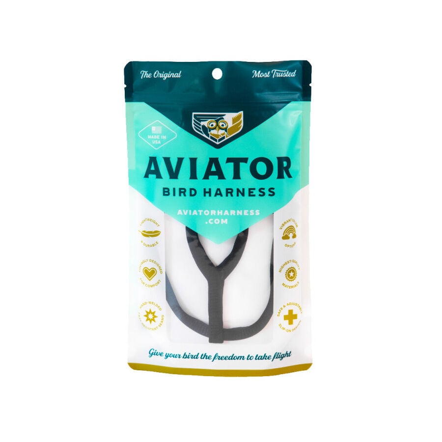 Sun Parrots Aviator Negro Arn&eacute;s para p&aacute;jaros