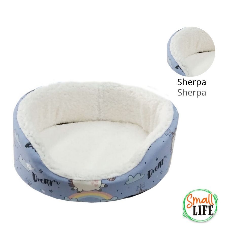 Small Life Cama con Estampado de Unicornio para peque&ntilde;o roedor, , large indicador imagen numero 3