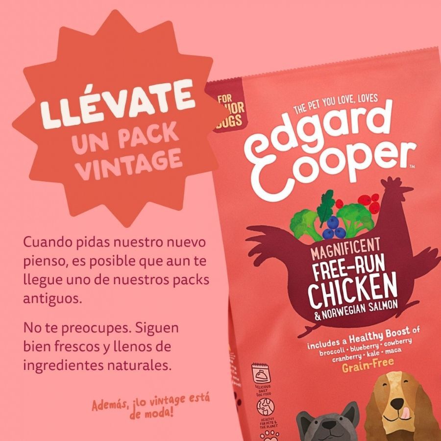 12 kg Edgard & Cooper Senior Salm&oacute;n Noruego y Pollo pienso para perros grandes, , large Imagen numero 2