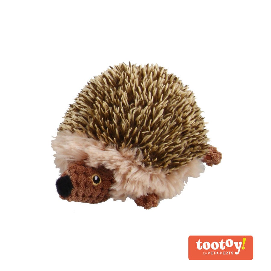 Tootoy! Comfort Forest Hedgedog peluche con sonido para perros