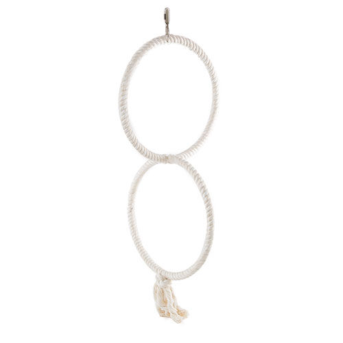 Flamingo Aros de algod&oacute;n para p&aacute;jaros