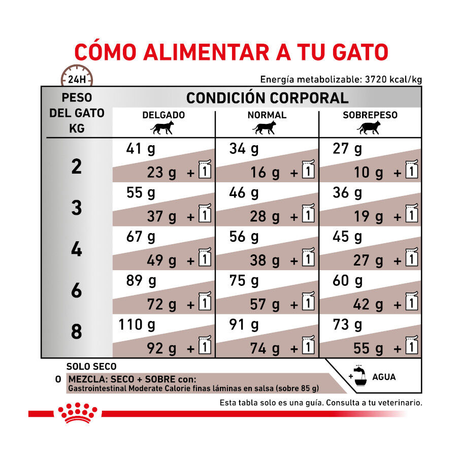 4 kg Royal Canin Veterinary Gastrointestinal Moderate Calorie pienso para gatos, , large indicador imagen numero 7