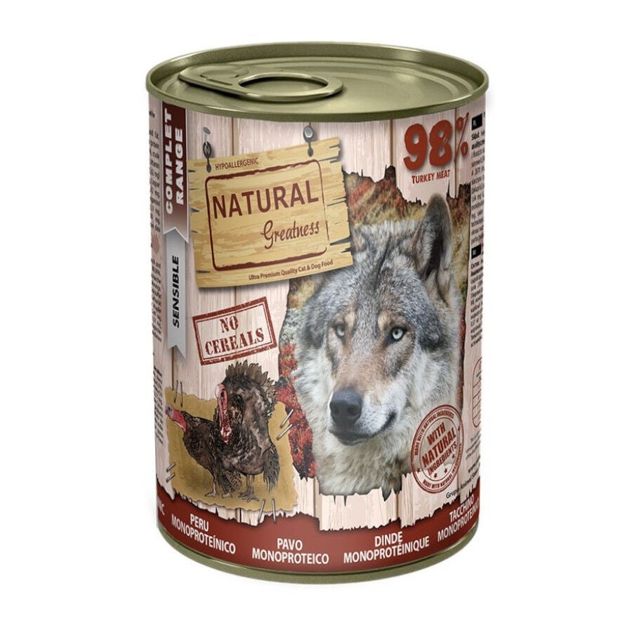 170 g Natural Greatness Monoproteico Pavo Lata para perros, , large indicador imagen numero 1