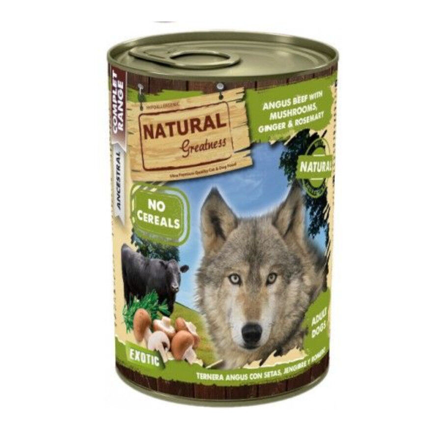 400 g Natural Greatness Ternera Angus Lata para perros, , large indicador imagen numero 1