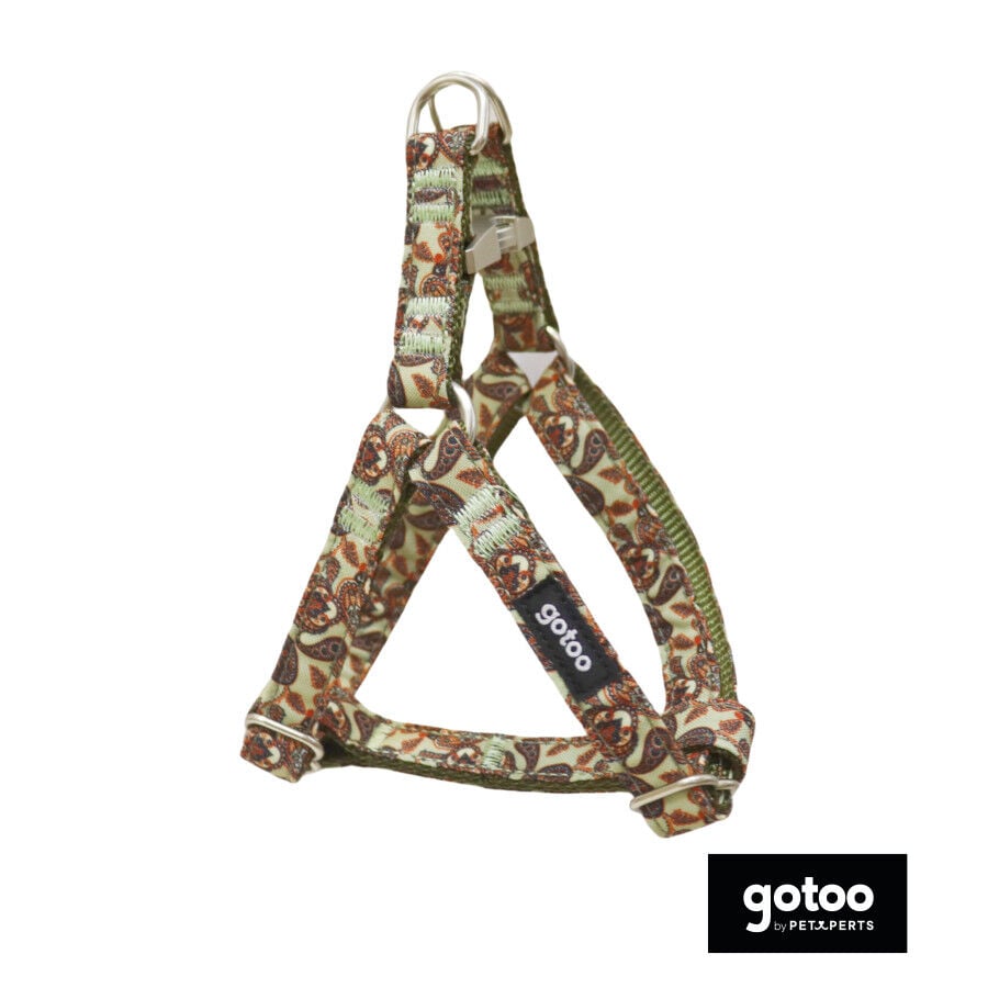 Gotoo Arn&eacute;s estampado cachemira caqui para perros, , large Imagen numero 2