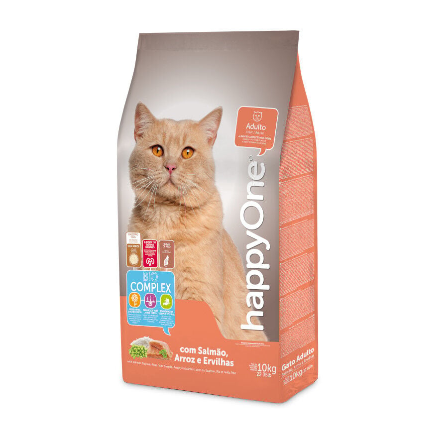 happyOne Adult Salm&oacute;n pienso para gatos, , large Imagen numero 1
