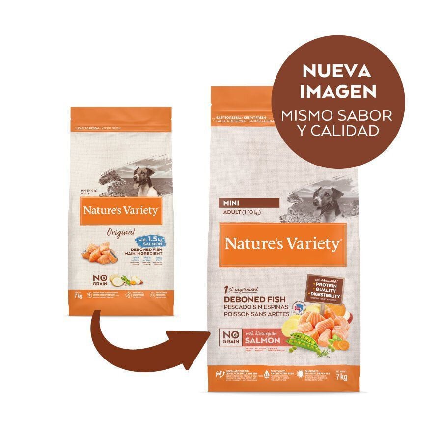 7 kg Nature's Variety No Grain Adult Mini Salm&oacute;n pienso para perros, , large Imagen numero 2