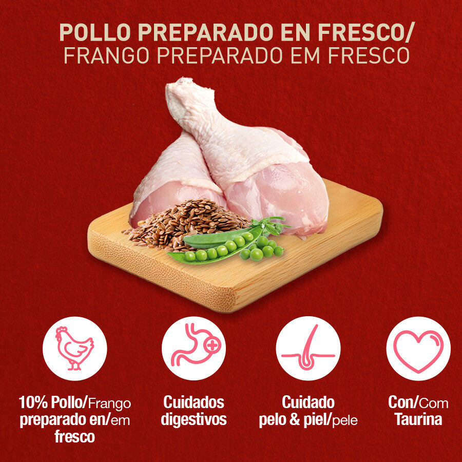 2.5 kg Catxtreme Adult Skin & Coat Sterilised Pollo pienso para gatos, , large Imagen numero 2