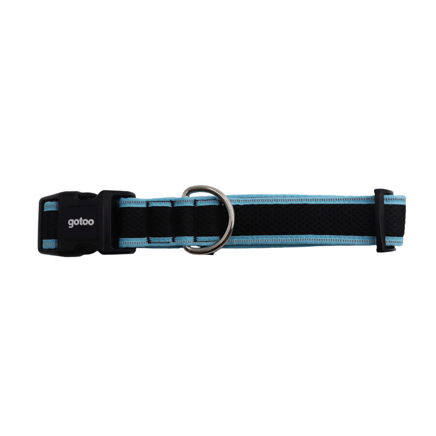 Gotoo collar de malla transpirable turquesa para perros, , large indicador imagen numero 1