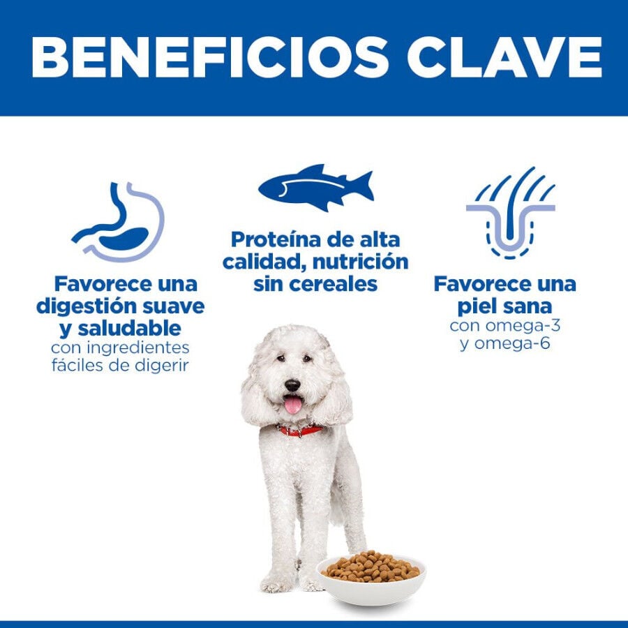 363 g Hill's Science Plan Hypoallergenic Alimento H&uacute;medo con Salm&oacute;n para Perros Adultos, , large indicador imagen numero 4