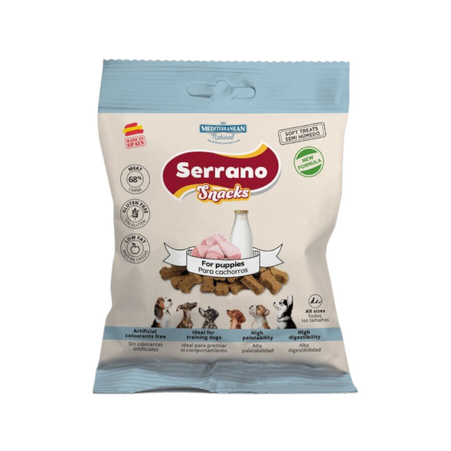 Mediterranean Natural Serrano Huesitos para cachorros