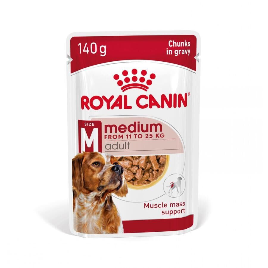 140 g Royal Canin Medium Adult Sobre en salsa para perros, , large Imagen numero 1