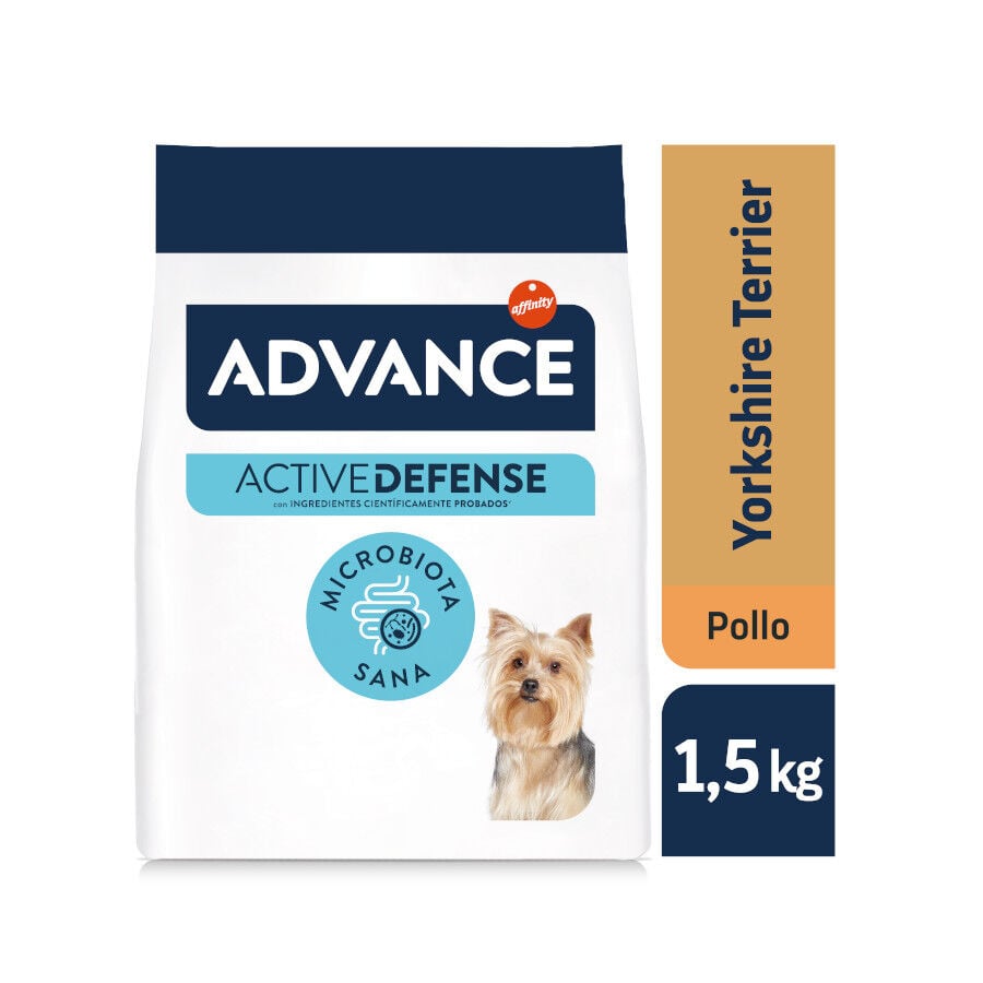1.5 kg Advance Active Defense Yorkshire Terrier Adult pienso para perros, , large indicador imagen numero 2
