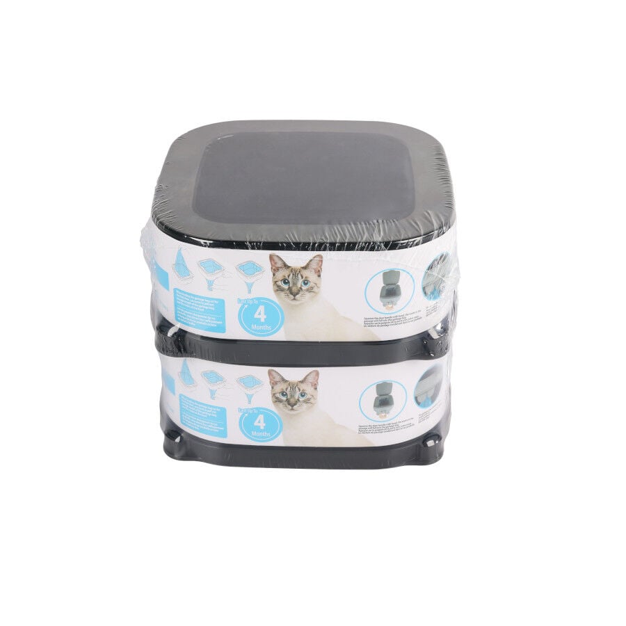 All For Paws Go Fresh Jumbo Repuesto Bolsas Negras para gatos, , large indicador imagen numero 1