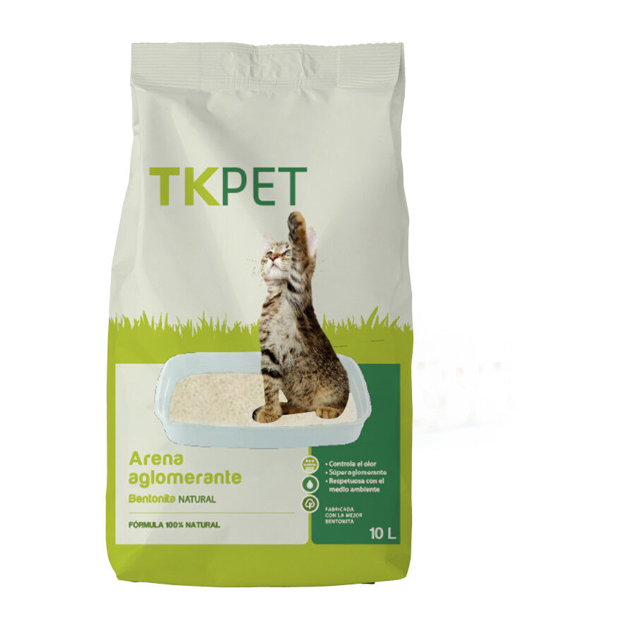 10 L TK-Pet Arena Aglomerante de Bentonita y Natural para Gatos, , large indicador imagen numero 1