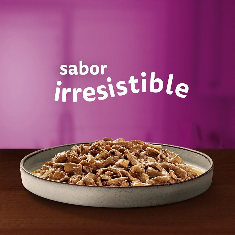 4 sobres x 85 g Whiskas Pure Delight Selecci&oacute;n Aves Gelatina en Bolsita para gatos, , large indicador imagen numero 3