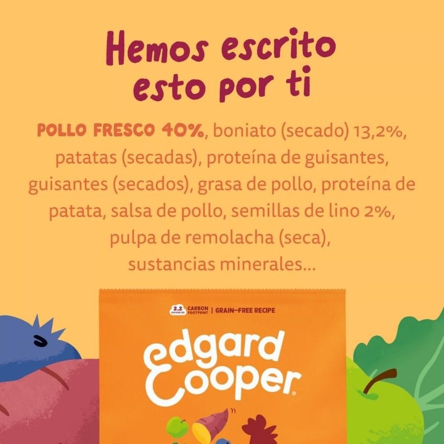 12 kg Edgard & Cooper Adult Pollo pienso para perros grandes, , large Imagen numero 2