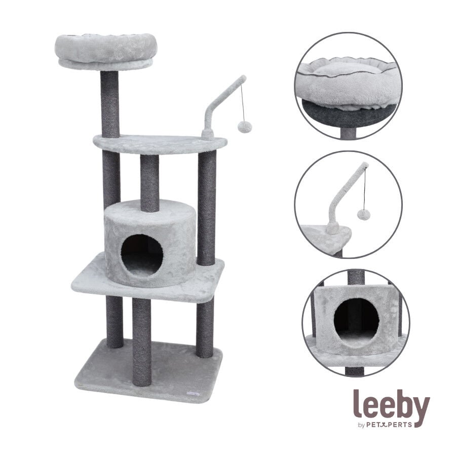Leeby Kenzo &aacute;rbol rascador con cama para gatos, , large Imagen numero 8