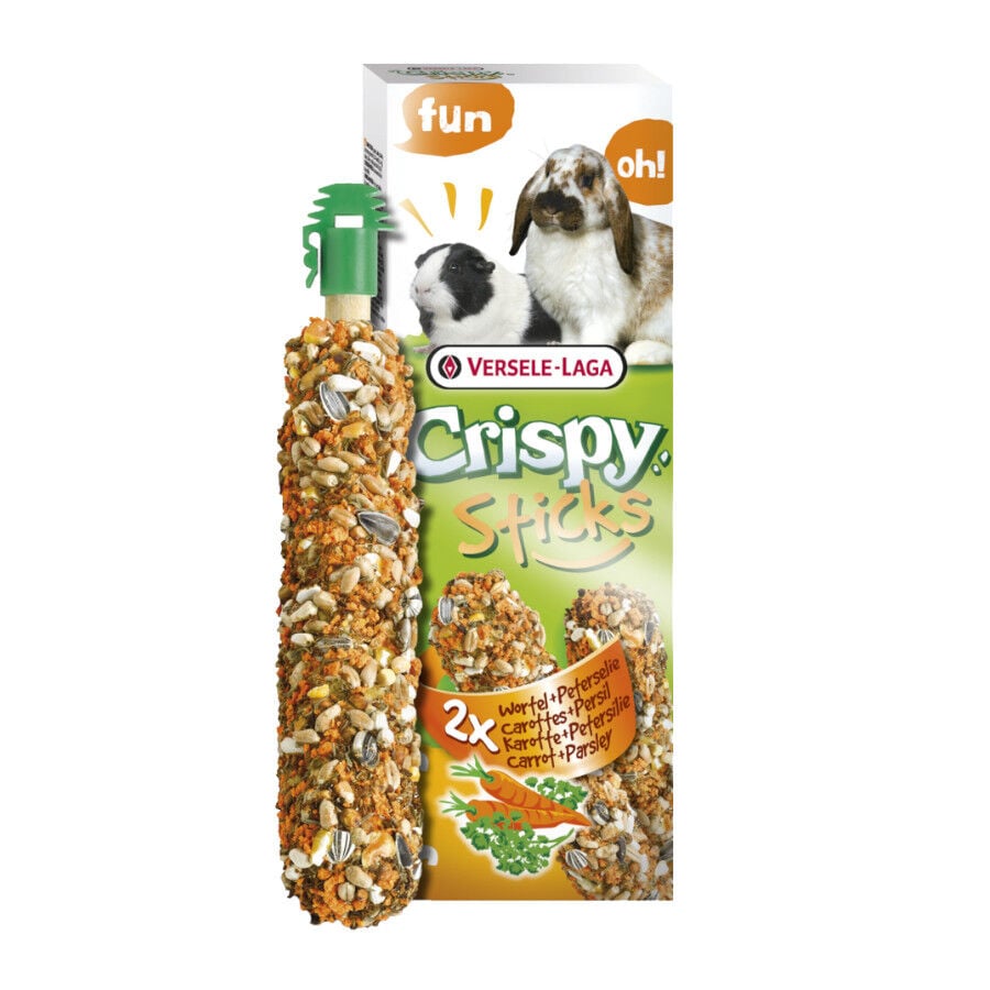 Versele-Laga Crispy Sticks Zanahoria y Perejil para cobayas y conejos, , large indicador imagen numero 1