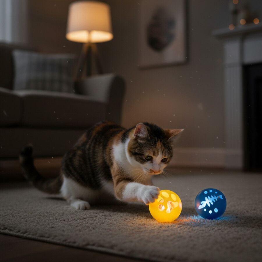 Tootoy! Pelotas Interactivas con Luces LED para gatos, , large Imagen numero 1